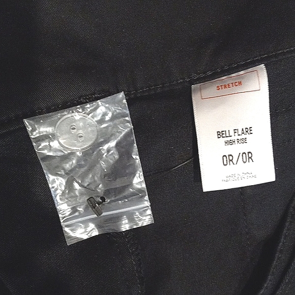 High Raise Flare Stretch High Waist Jeans Minimalist Boho Flare Skinny Cute Soft - Picture 11 of 14